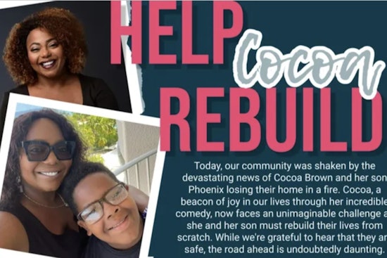 Comedy World Rallies Behind Cocoa Brown After Devastating House Fire in Fayetteville