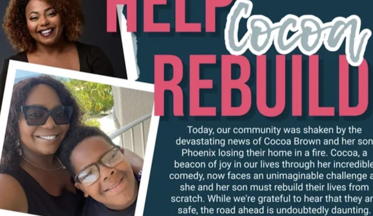 Comedy World Rallies Behind Cocoa Brown After Devastating House Fire in Fayetteville