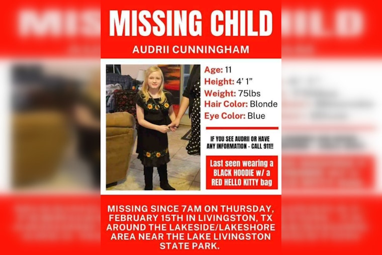 Community and Authorities in Polk County Mobilize in Desperate Search for Missing 11-Year-Old Audrii Cunningham