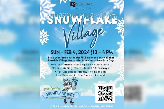 Coon Rapids Invites Families to Free Winter Wonderland Event at Snowflake Village