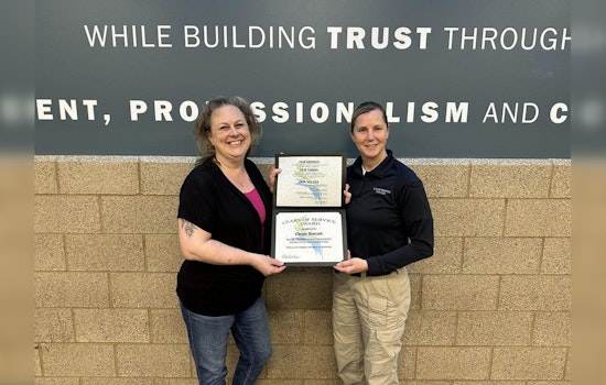 Coon Rapids Police Department Celebrates 20 Years of Dedicated Service by Records Technician Christy Bonczek