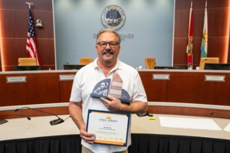 Coral Springs Chocolatier Dan Bruck Receives MLK Monument Award for Community Service