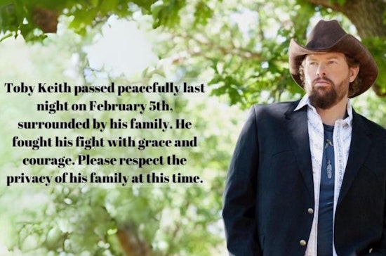 Country Music Icon Toby Keith Dies at 62 After Battle with Stomach Cancer