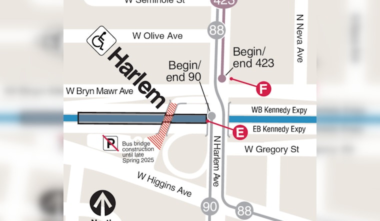 CTA Announces $19.6M Reconstruction of Harlem Blue Line Station Causing Detours and Service Changes in Chicago