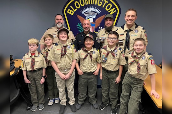 Cub Scouts of Pack 374 Engage Bloomington PD, Embark on Civic Learning Journey