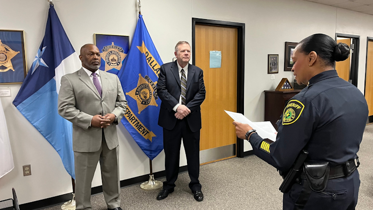 Dallas County Sheriff's Office Inducts Two Veteran Officers as New Bailiffs