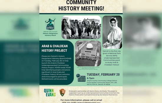 Detroit Secures $50,000 Grant to Honor Arab and Chaldean Communities' Historic Contributions