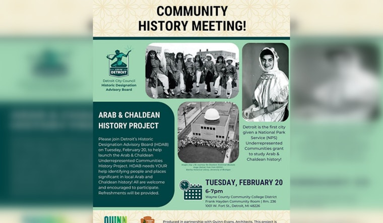 Detroit Secures $50,000 Grant to Honor Arab and Chaldean Communities' Historic Contributions