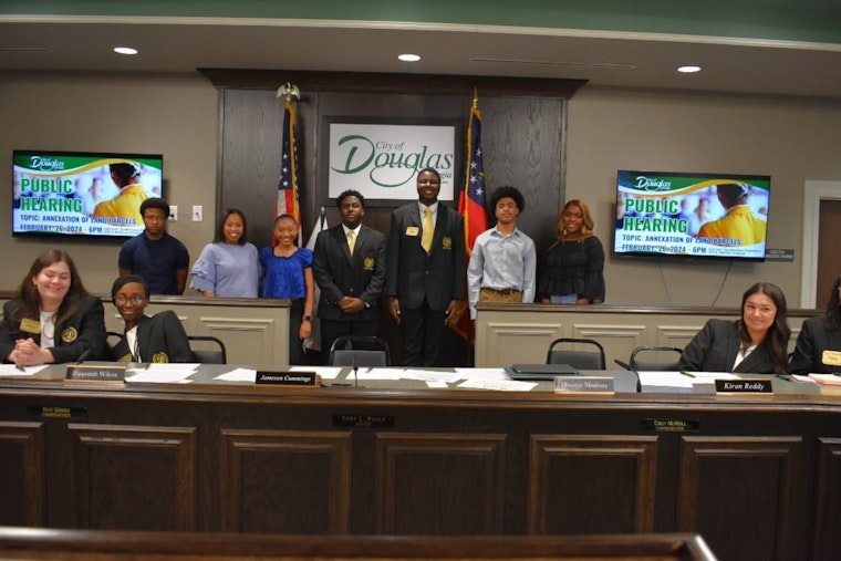 Douglas Mayor's Youth Council Celebrates Black History with Student