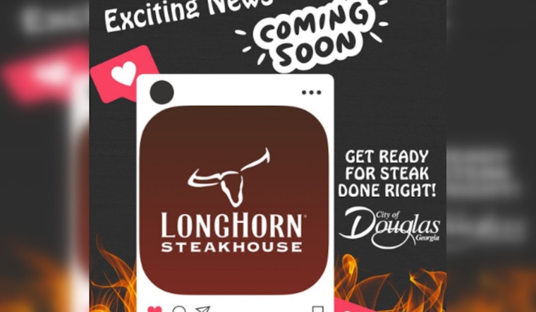 Douglas Welcomes LongHorn Steakhouse, Breaks Ground in Coffee County for 2024 Opening