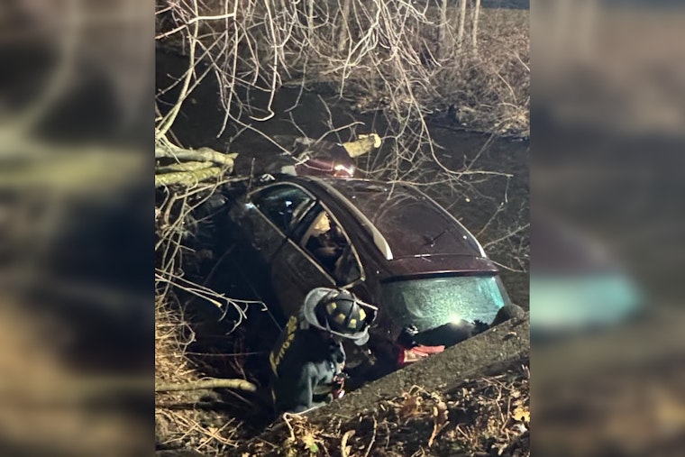Driver Exits SUV Unharmed After Plunge into Westborough's Assabet River