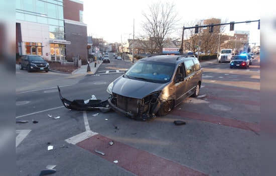 Driver to be Cited for Running Red Light in Collision with MBTA Bus in Boston