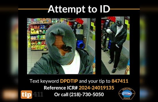 Duluth Police Seek Public's Help to Identify Suspect in East 9th Street Armed Robbery