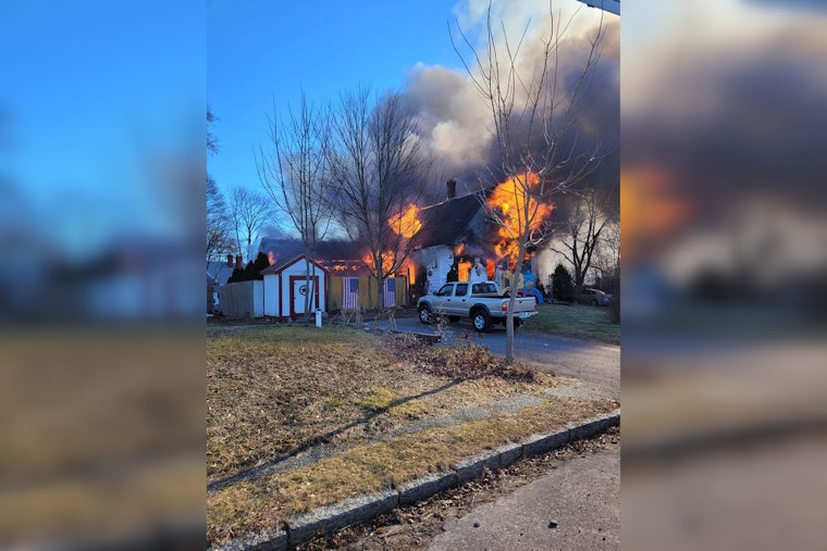 East Bridgewater Family Displaced, Pets Missing After Fire Destroys Duplex