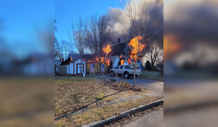 East Bridgewater Family Displaced, Pets Missing After Fire Destroys Duplex