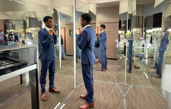 East Valley High School Students Outfitted for Success by EVWL and Men's Wearhouse