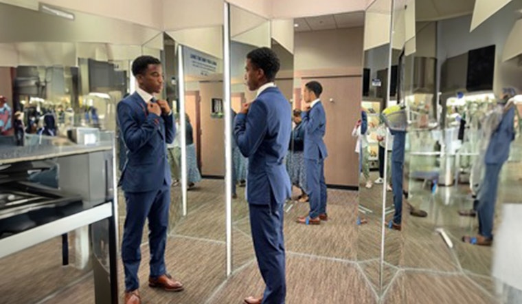 East Valley High School Students Outfitted for Success by EVWL and Men's Wearhouse