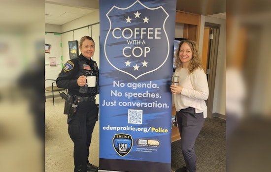 Eden Prairie Residents Engage with Local Law Enforcement at 'Coffee with a Cop' Event