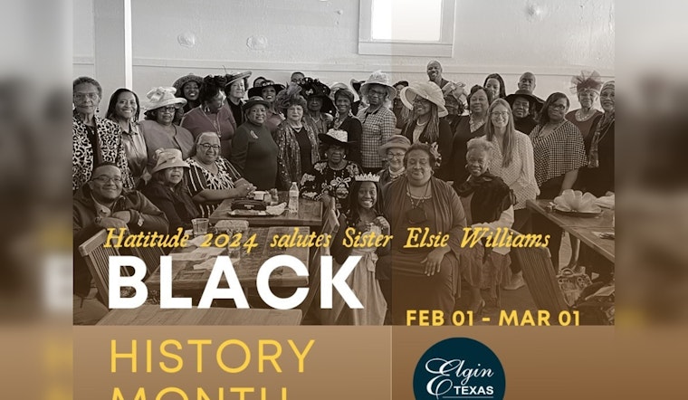 Elgin Honors Elsie Williams for Decades of Service in Black History Month 'Hatitude' Celebration