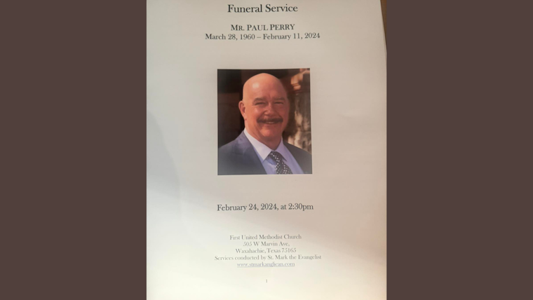 Ellis County Mourns Loss of Dedicated Commissioner Paul Perry, Respected Community Pillar
