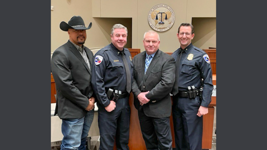 Ennis Police Celebrate Officer Lance Watson's Graduation from Prestigious Law Enforcement Leadership School