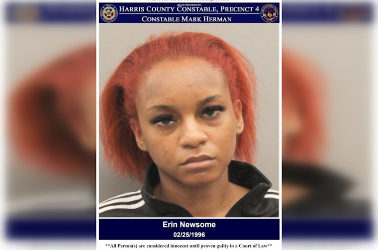 Erin Newsome Detained in Harris County on Five Outstanding Misdemeanor Warrants