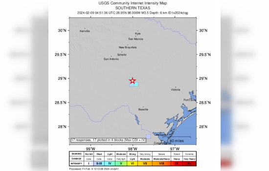 Falls City, Texas Unshaken by Successive Earthquakes, No Damage Reported Near San Antonio