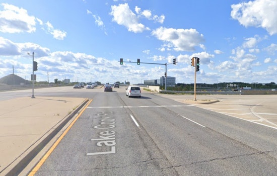 FedEx Truck Driver Killed After Vehicle Strikes Guardrail, Catches Fire on I-294 Near Deerfield