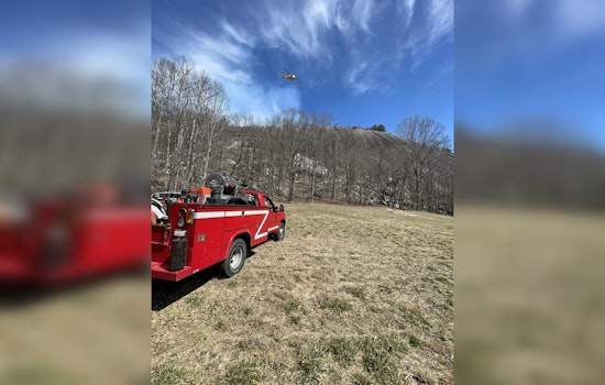 Fire Crews Battle Twin Brush Fires Near Stone Mountain Park, No Structures Threatened