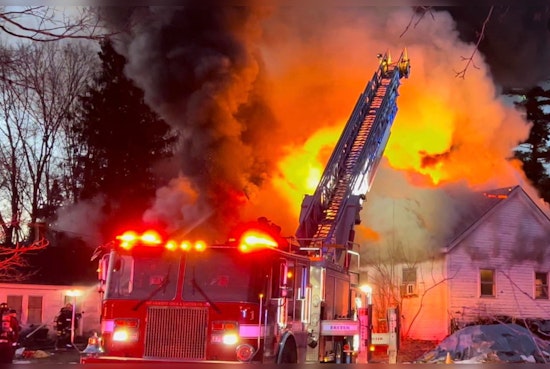 Firefighter Hospitalized, Dog Perishes as Historic Kingston Farmhouse Devastated by Flames