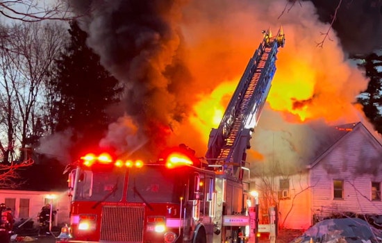 Firefighter Hospitalized, Dog Perishes as Historic Kingston Farmhouse Devastated by Flames