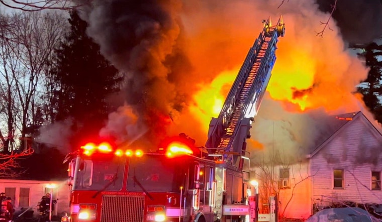 Firefighter Hospitalized, Dog Perishes as Historic Kingston Farmhouse Devastated by Flames