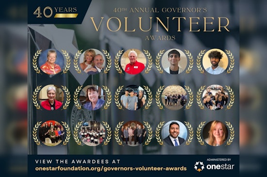 First Lady Cecilia Abbott and OneStar Foundation Celebrate Champions of Service at 40th Governor's Volunteer Awards