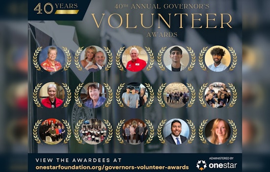 First Lady Cecilia Abbott and OneStar Foundation Celebrate Champions of Service at 40th Governor's Volunteer Awards