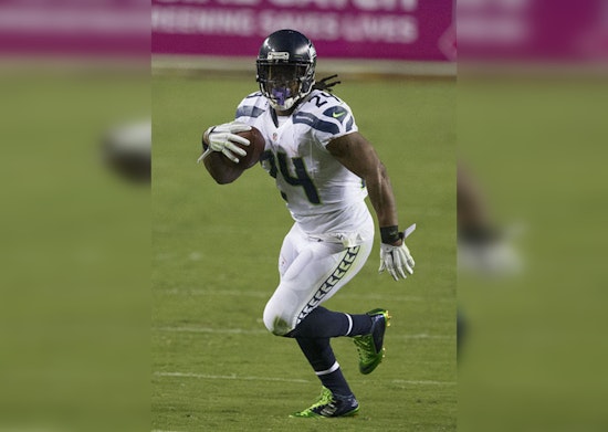 Former Seattle Seahawk Marshawn Lynch Taunts 49ers Fans on Vegas Strip After Super Bowl Defeat