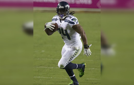 Former Seattle Seahawk Marshawn Lynch Taunts 49ers Fans on Vegas Strip After Super Bowl Defeat