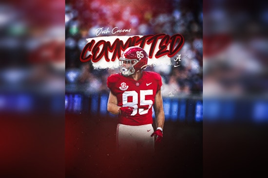 Former Washington Tight End Josh Cuevas Joins Alabama, Reunites with Coach Kalen DeBoer