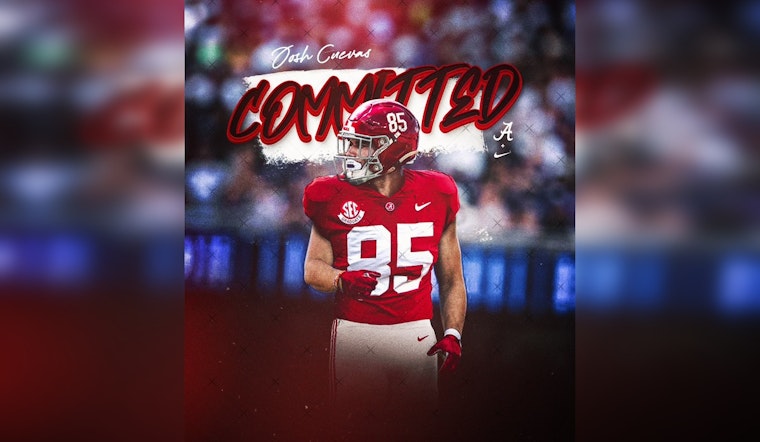 Former Washington Tight End Josh Cuevas Joins Alabama, Reunites with Coach Kalen DeBoer