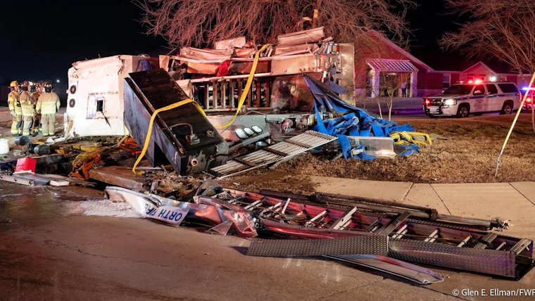 Fort Worth Firefighters on the Mend Following Rollover Crash on Emergency Call