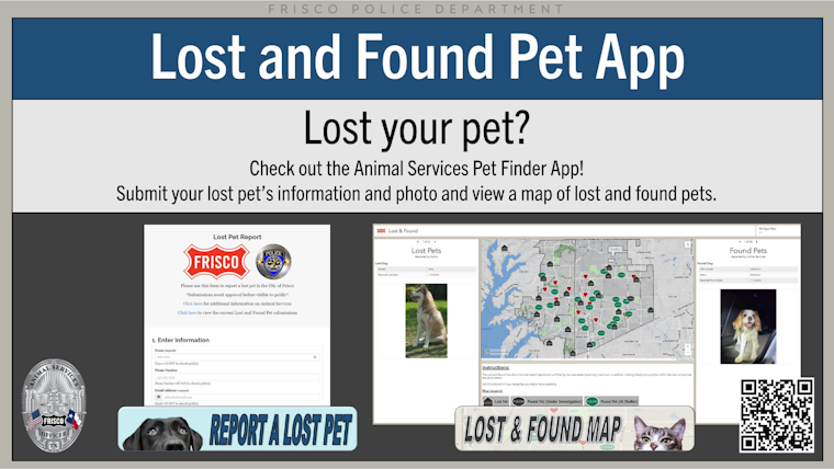 Frisco Unveils Innovative Pet Finder App to Reconnect Lost Pets With Owners