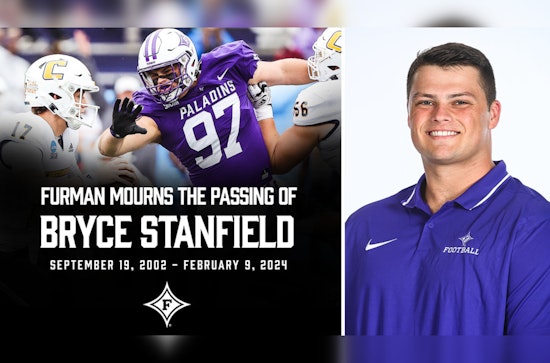 Furman University Football Player Bryce Stanfield Remembered After Sudden Passing in Greenville
