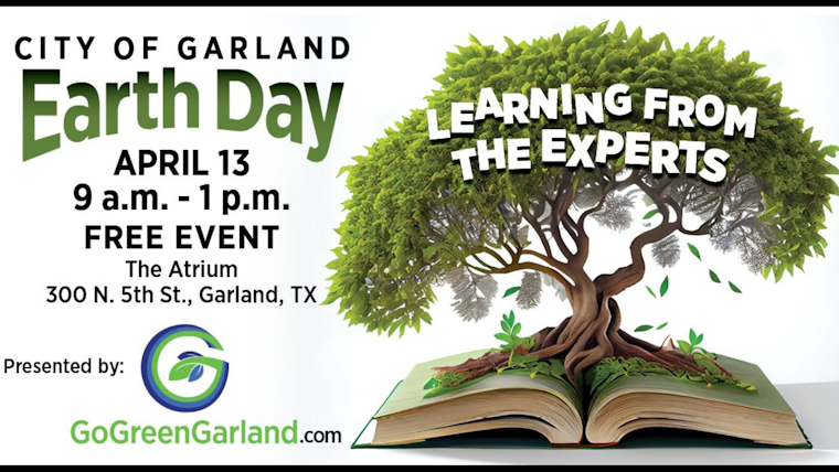 Garland Invites Community to Free Earth Day Celebration with Sustainability Classes and Eco-Swag