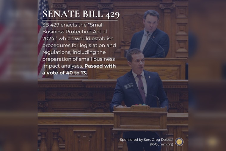 Georgia Senate Advances Small Business Protection Act of 2024 to