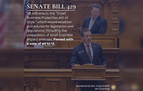 Georgia Senate Advances "Small Business Protection Act of 2024" to Boost Local Commerce