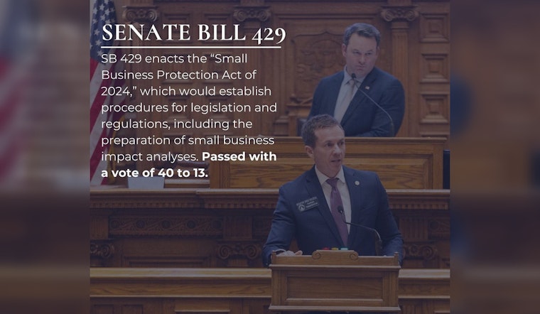 Georgia Senate Advances "Small Business Protection Act of 2024" to Boost Local Commerce