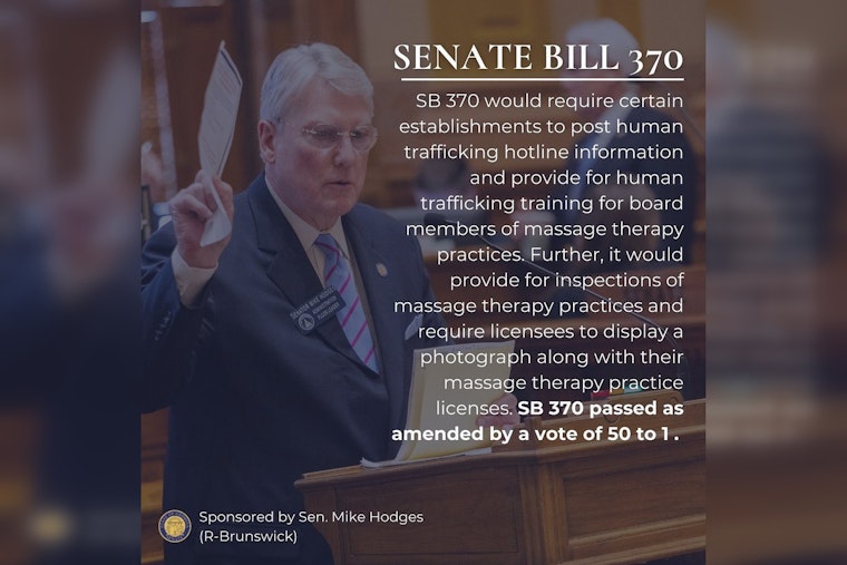 Georgia Senate Blitzes Human Trafficking, Hotline Numbers to Blanket Tattoo Shops, Truck Stops in Rescue Bid