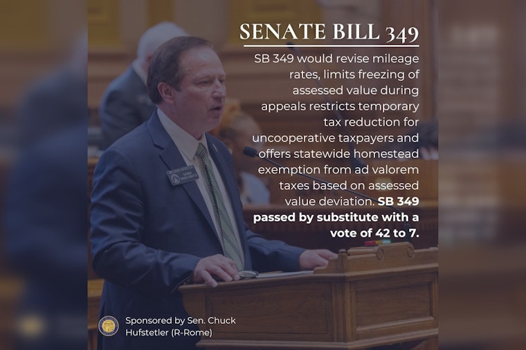 Georgia Senate Passes Bill to Cap Property Tax Increases, Awaiting Voter Approval in November Referendum