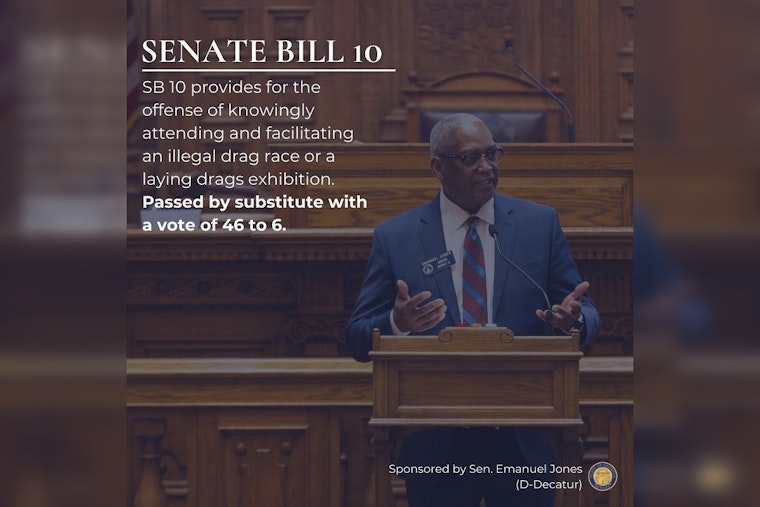 Georgia Senate Passes "Safe Streets Act" Targeting Reckless Driving and Illegal Street Racing