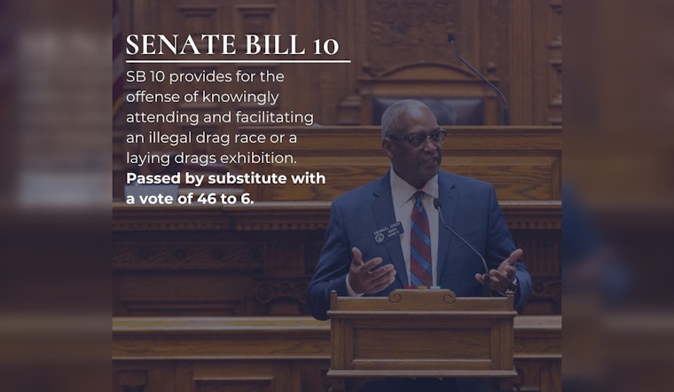 Georgia Senate Passes "Safe Streets Act" Targeting Reckless Driving and Illegal Street Racing