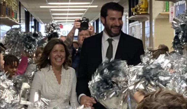 Golden Valley Teacher Surprises Kindergarten Class with Dream Wedding Ceremony at Good Shepherd School